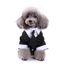 Gentleman Dog Clothes Dog Wedding Outfit Cute Tailcoat Pet Suit Striped Dog Tuxedo Bow Tie French Bulldog Halloween Costume
