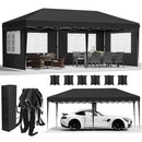 3 X 6m Waterproof Pop Up Gazebo Outdoor Pavilion Tents Four Sides 420D Oxford Cloth Rainproof Canopy Tent for Wedding