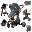 Baby Stroller 3 in 1 stroller lightweight strollers  Baby Carriage mutifunction strollers Baby newborn stroller mother kids