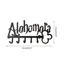 Halloween for Creative Metal for Key Holder wih 5 Hooks Iron Art Wall Mounted Adhesive Black Hanger  Hat Towel for G5AB