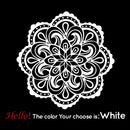 Mandala vinyl Wall Stickers Personalized Creative For Kids Room Living Room Home Decor Vinyl Sticker Mural yoga Wallpaper