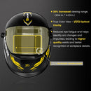 SSIMDER Welding Helmet Auto Darkening Large Viewing True Color Solar Powered Welding Hood with SIDE VIEW 4 Arc Sensor Wide Shade