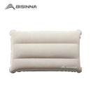BISINNA Inflatable Pillow,Portable Camping Neck Pillow,Compressible Folding Flocking Air Cushion for Sleeping Travel Hiking