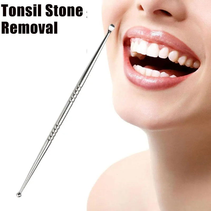 1Pc Tonsil Stone Removal Ear Wax Remover Tool Stainless Steel Remover Mouth Cleaning Care Tools Tonsil Stone Remover Health Care