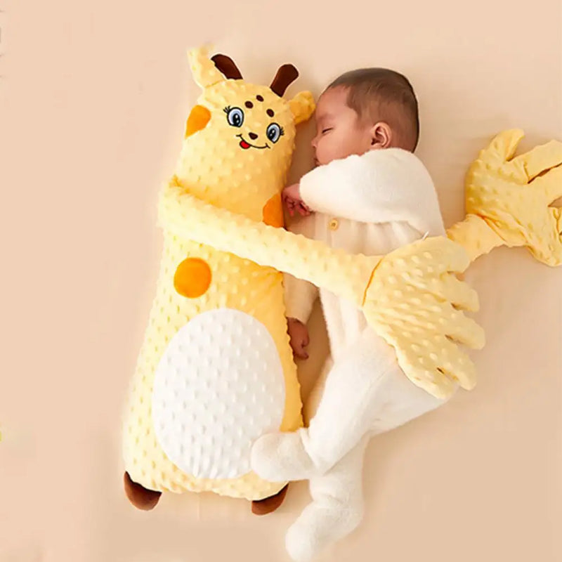 Baby Sleep Patter Stuffed Soothing Patting Toy with Palm Pad 3 Levels Adjustable Electric Hand Pillow for Soothing Sleeping Baby