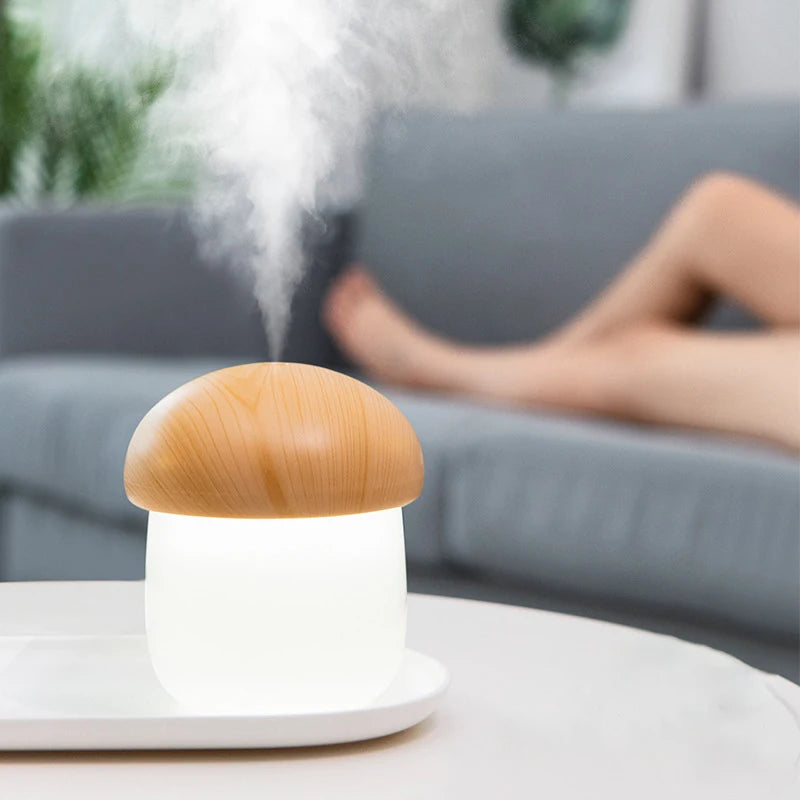 Mushroom Humidifier Air Humidifier Aromatherapy Humidifiers Diffusers Essential Oil Diffuser Home Car Air Purifier
