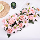 Simulated Rose Arch Decoration Simulated Lily Flower Wall Wedding Flower Wall Wedding Supplies Background Wall