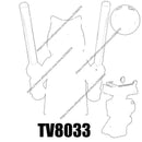 Action Figures Movie accessories Building Blocks Bricks toys TV6107 TV8047 TV8048 TV8049 TV8050 TV8051 TV8052 TV8053 TV8054