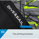 Men Diving Suit Long Sleeve Sunscreen Diving Protection Clothes Cold Proof with Zipper Elastic Breathable Water Sports Equipment