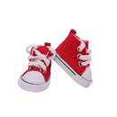 5Cm Doll Canvas Shoes Lace-up High-top Sneaker For 14inch Wellie Wisher Doll Toy 1/6 Bjd Paola 20Cm K-pop Cotton Doll Clothes