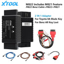 XTOOL KC501 KC100 SK1 KS01 M822 Adapter Professional Key Programming AIl Key Lost Work On X100 MAX X100 PAD3