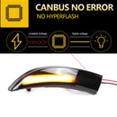 Smoked LED Dynamic Turn Signal Light Side Mirror Flashing Light for Ford Fiesta Mk7 2008-2017 for Ford B-Max