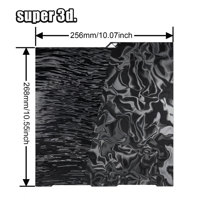 Anycubic Kobra 3 PER PEO PET Sheet 256x268 Double Side Smooth Build Plate Without Magnetic Base 3d Printer Heated Bed Upgraded