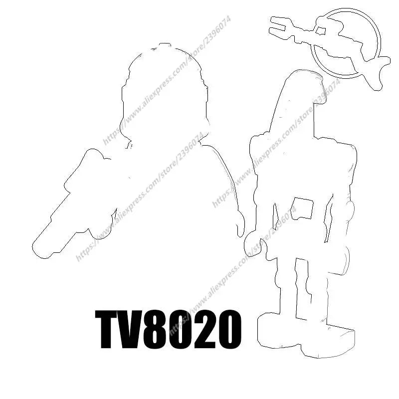 TV6102 Action Figures Movie accessories Building Blocks Bricks toys TV8009 TV8010 TV8011 TV8012 TV8013 TV8014 TV8015 TV8016
