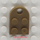 50pcs DIY Building Blocks 3176 Brick Heart Necklace/Key Ring Toys 2x 3 Heart-shaped Multicolor Educational Toy Gift for Children