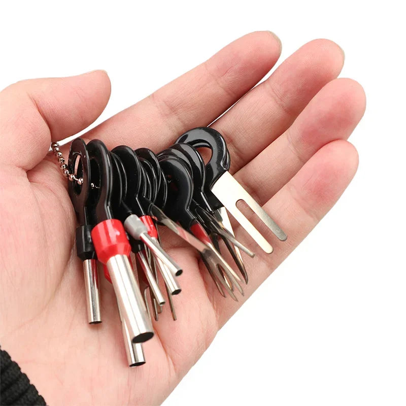 3/11/18/21/26/36pcs Car Terminal Removal Electrical Wiring Crimp Connector Pin Extractor Kit Car Electrico Repair Hand Tools