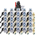 Hot Toys Star Wars 21pcs Republic Commando 501st Building Blocks TV6109 TV6106 Trooper Force 99 Hunter Crosshair Wrecker Brick