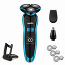 Electric Razor Electric Shaver Hair Cutting Shaving Machine for Men Clipper Beard Trimmer  Rotary Shaver 100% Water Proof