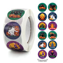 500Pcs Halloween Stickers Funny Pumpkin Emote Ghost Paper Stickers for Gift Packing Bag Sealing Labels Halloween Decoration 2024