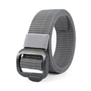 Nylon Outdoor  Belt Men's Belt Alloy Button Unisex Free Size 3.8cm Wide Nylon Belt Waistband