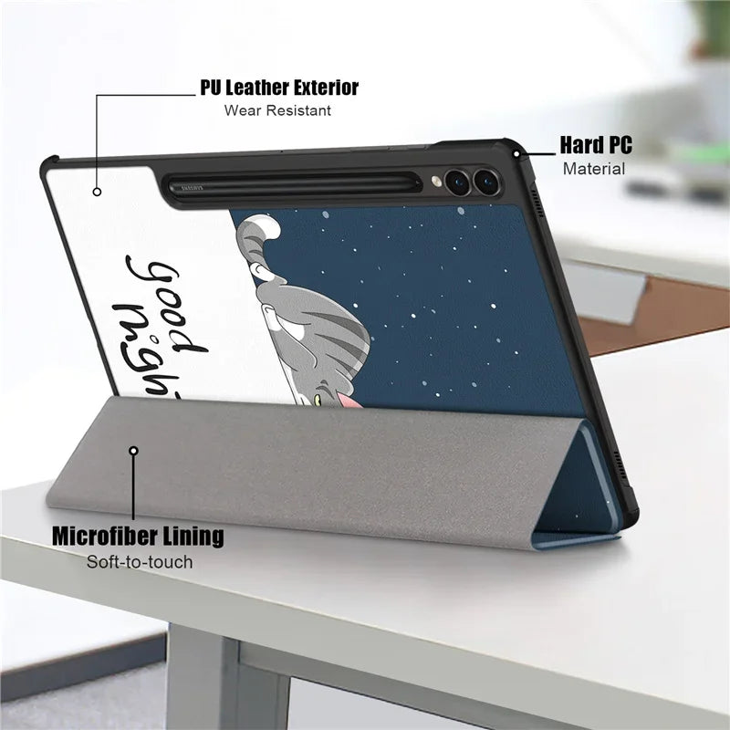 Case for Samsung Galaxy Tab S9 FE+ Plus 12 4 Smart Cover for Samsung Galaxy Tab S9 FE Plus 12.4 inch Tablet Case Funda SM-X610