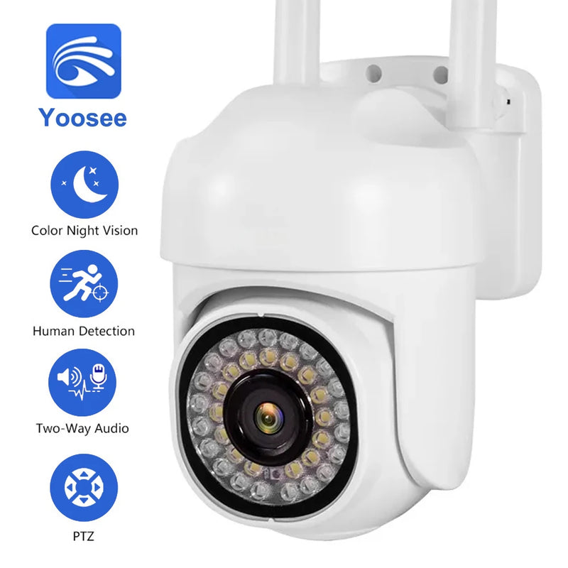 Yoosee WiFi IP Camera 3MP 5MP PTZ Camera Outdoor Security Video Camera Mini Color Night Vision Motion Detection Remote Control