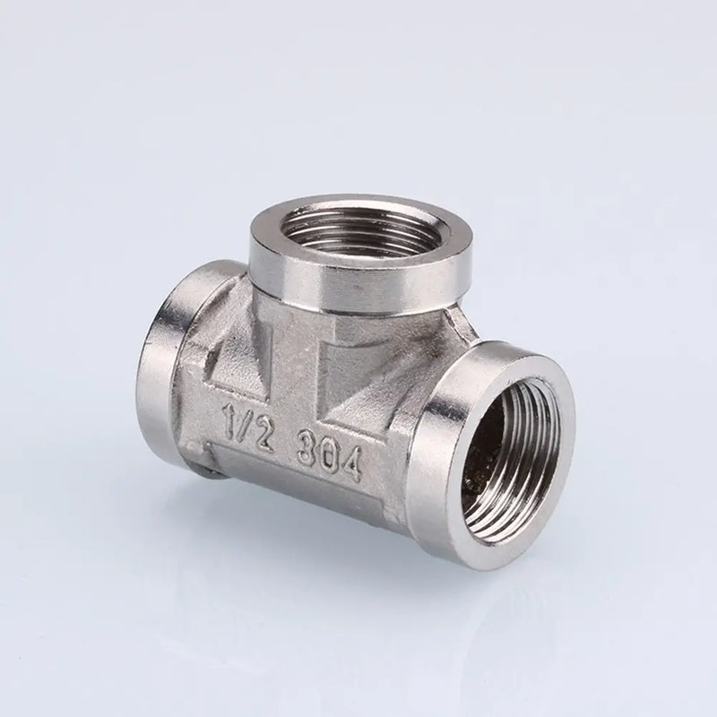 1/2" 3/4" BSP Female Male Thread Tee Type Reducing Stainless steel Elbow Butt joint adapter Adapter Coupler Plumbing fittings