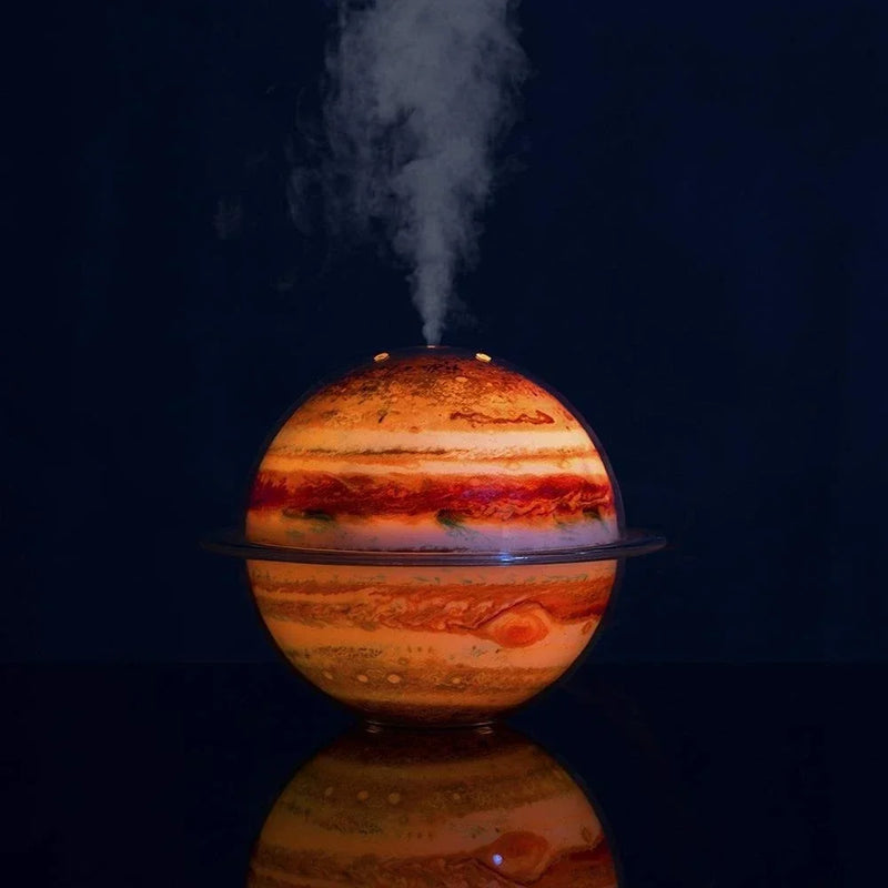 New Creative Planet Humidifier High Fog Volume Home Night Light Air Atomizer Jupiter Humidifier Delicate Small Gift