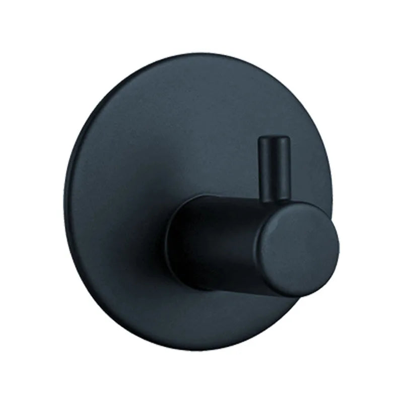 Black Robe Hook Wall Hook Towel Hook for Bathroom Stainless Steel Coat Hook Rustproof Hook Hanger for Kitchen Hardware