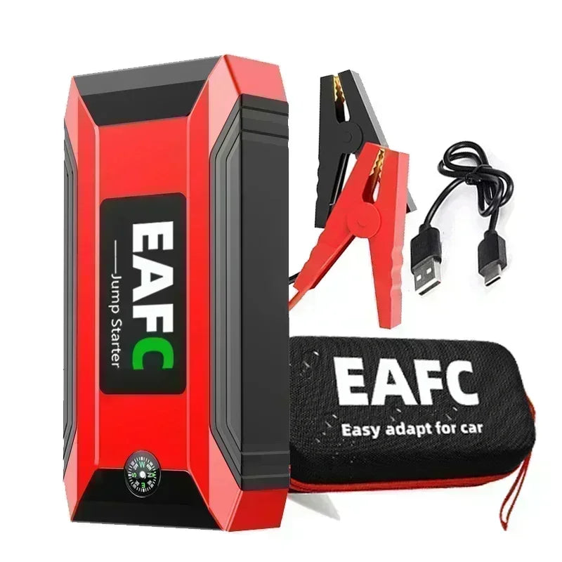 EAFC 12V  Car Jump Starter Power Bank Portable Car Battery Booster ChargerStarting Device Auto Emergency Start-up Lighting
