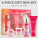 Women's Fragrance Sets 3.4fl.oz Body Mist, 3.4fl.oz Body Lotion, 3oz Candle and 2oz Bath Bomb 4 Pcs ABOVE THE CLOUDS Gift