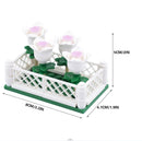 MOC City Building Blocks Accessories Mahjong Machine Plant Sofa Bed Piano Refrigerator Kitchen Toy Brick Florist Bar X009 TV Set