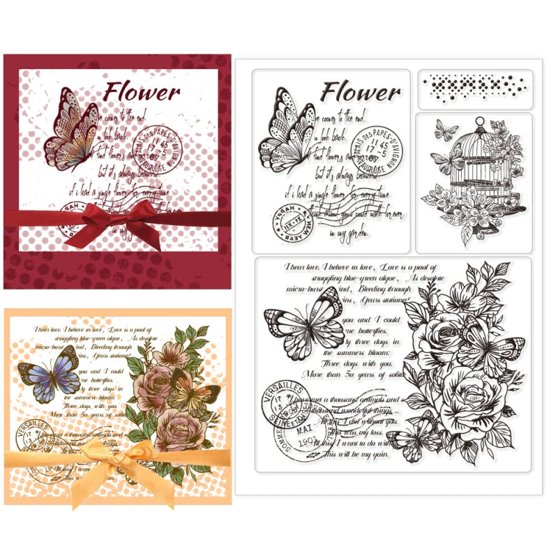 1pc Forest Clear Stamps Forest Sun Moon Cloud Trees Transparent Silicone Stamp Rubber Stamp for Scrapbooking4.3 x 6.3 x 0.1 Inch