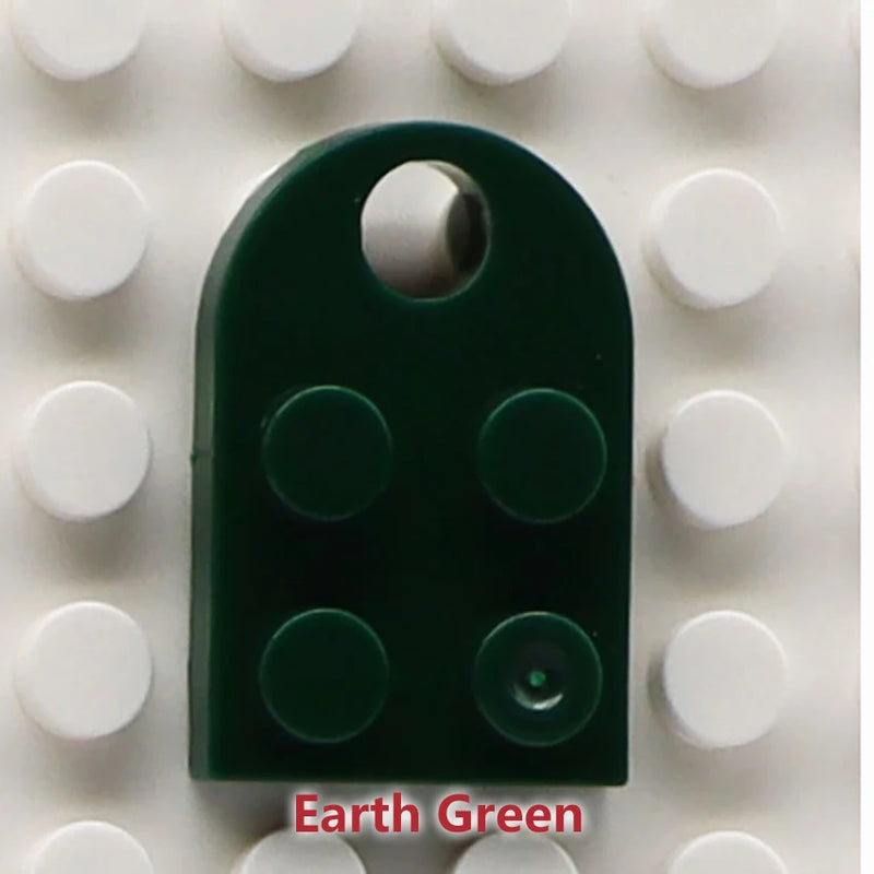 50pcs DIY Building Blocks 3176 Brick Heart Necklace/Key Ring Toys 2x 3 Heart-shaped Multicolor Educational Toy Gift for Children