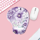 Marbled Texture Wrist Rest Mouse Pad Ergonomic Non Slip Hand Support Mouse Mat Comfortable Oil Painting Gaming Mousepad