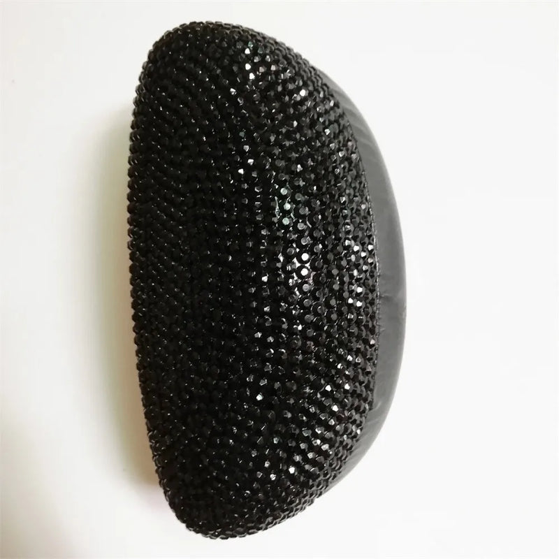 KLASSNUM Rhinestone Glitter Luxury Glasses Case Women Sparkling Sunglasses Box Bling Crystal Orgenizer Pressure Container New In