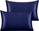2 Pack Silk Satin Toddler Pillowcases 30X50CM, Super Soft and Silky Cooling Travel PillowCases for Nursery, Kids, Boys Girls