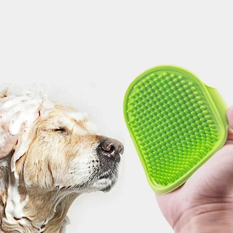 Soft Rubber Dog Cat Brush Pet Bath Silicone Comb Massage Comb Hair Remover Pet Supplies Dog Grooming Wash Cleaning Equipment