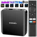 TV98 ATV PLUS Set-top Box Android 14.0 TV Box Allwinner H313 Quad Core 4K HD Media Player Dual WIFI BT5.0 1G8G/2G16G  ﻿