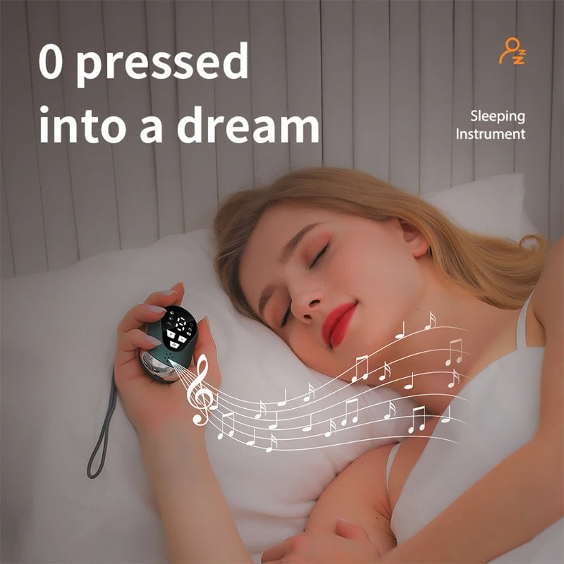9 Modes Music Hand Held Sleeping Pulse Stimulation Anxiety Relief Sleep Nerves Insomnia Soothe Device Smart Sleep Instrument