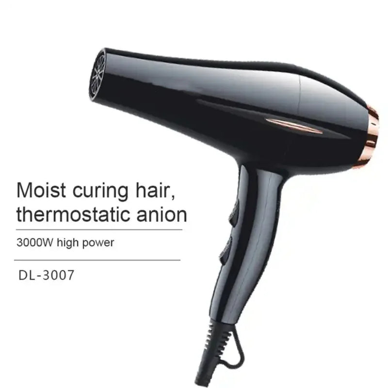 1700w negative ion hair dryer with motor, quick drying, high speed, low noise, temperature control, hair care, quick drying