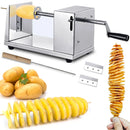 Tornado Potato Spiral Cutter,Manual Stainless Steel Twisted Potato Curly Fry Cutter for Potatoes Carrots Cucumbers