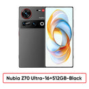 Nubia Z70 Ultra 5g Smartphone Snapdragon 8 Elite 6.85'' 144Hz Oled Screen 6150 Mah Battery 64Mp Camera Android 15 Nfc Ip 68&69 Global Version Telephone