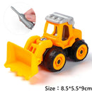 Excavator Crane Tractor Birthday Cake Topper Construction Party Cake Decor Kids Boy 1st Baby Shower One Year Happy Birthday Cake