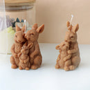 Multi Style Easter Rabbit Candle Silicone Moulds 3D Animal Crafts Resin Gypsum Soap Mold DIY Ice Block Baking Tool Home Gift
