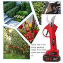 800W Cordless Electric Pruning Shears Electric Pruner Garden Scissors Tools Secateur 21V Rechargeable Battery Pruning Shears