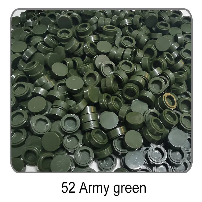 1000pcs DIY Pixel Art Bricks1x1 Round Tile Building Blocks Compatible with 98138 Anime Figure Assemble Toys Gift for Children