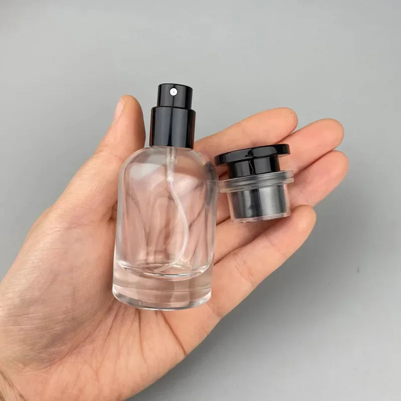 5PCS 30ml Perfume Bottle Spray High-end Glass Portable Travel High-end Perfume Bottle Empty Containers