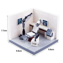 MOC City Building Blocks Accessories Mahjong Machine Plant Sofa Bed Piano Refrigerator Kitchen Toy Brick Florist Bar X009 TV Set