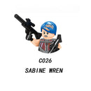 TV6109 The Armorer Building Blocks Sabine Wren Bricks Guard Thrawn Figures Savage Opress Mini Figurines C1-10P Droid Kid Toys
